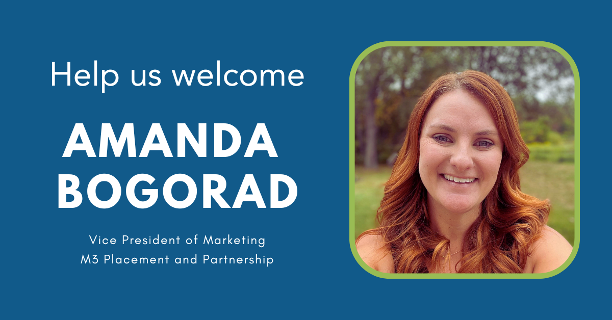 Welcome Amanda Bogorad, VP of Marketing to the M3 Team